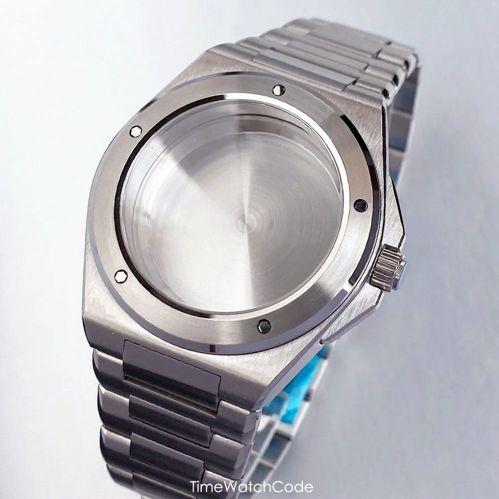 Black PVD 40mm Ingenieur Automatic Watch Case with Sapphire Crystal, 200m Waterproof