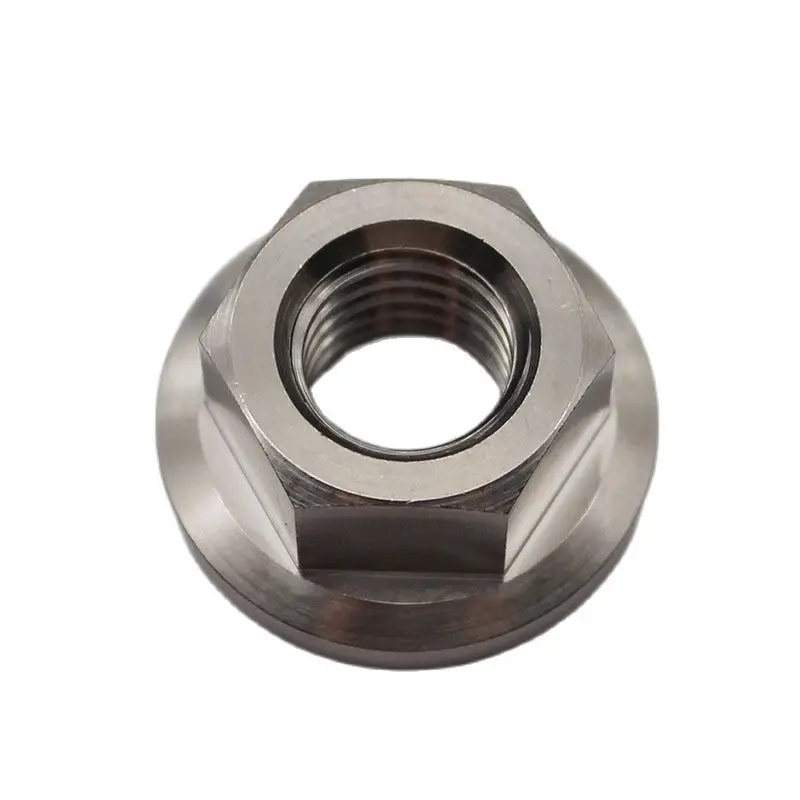 

M12 Titanium DIN 6923 Coarse Or Fine Thread 1.25mm 1.50mm 1.75mm Hex Flange Nut