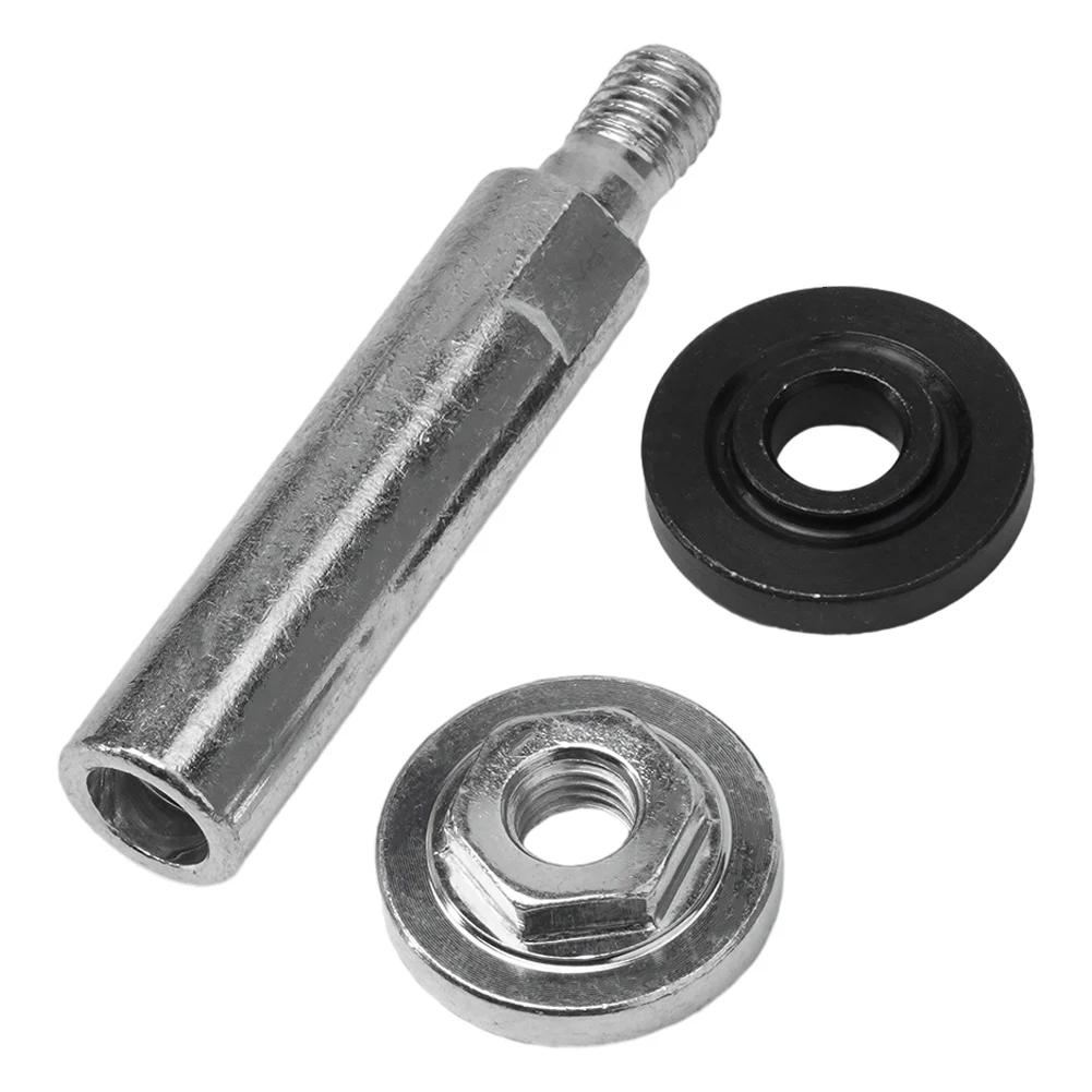 80mm Angle Grinder Extension Connecting Rod M10 Thread Adapter Shaft Nuts For 100 Angle Grinders/Polishers Grinding Heads