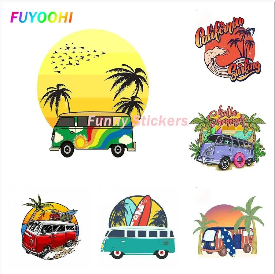 

FUYOOHI Play Stickers Camper Travel Bumper Car Sticker VAN Windshield Laptop Decal Motorcycle Scratch-Proof RV Car Styling