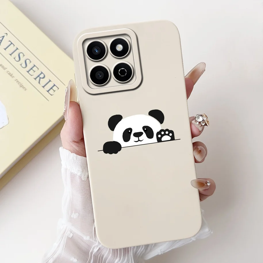 Cute Panda Cartoon Soft Silicone Matte Phone Case - Durable Protective Cover
