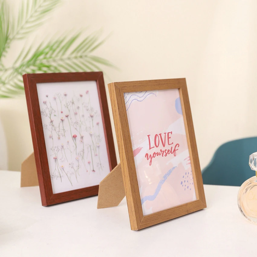 Photo Frame Wood Photo Frame For Wall Hanging 10X15cm 15X20cm 20X25cm A4 Wooden Picture Frame