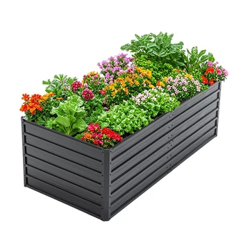 6x3x2 FT Metal Raised Garden Bed 1