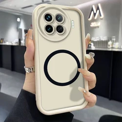 Soft Silicone Phone Case with Lens Protection and Magnetic Wireless Charger Sticker for Tecno Spark 20 (WH - JTKS - ZP1)