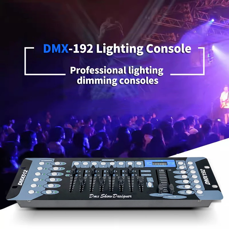 

2PCS 192 DMX Controller Stage Lighting DMX512 Console for LED Par Moving Head Beam Wash Spotlights Stage Effect for DJ DISCO