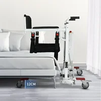 Electric Patient Transfer Commode Lift Chair Foldable IXP4 Waterproof with Bedpan from Bed to Chair for Handicapped 2