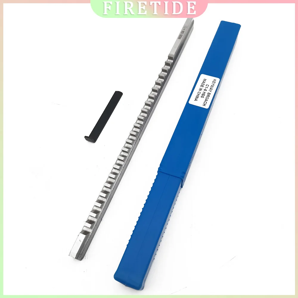 Push-Type Keyway Broach 6mm C1 Metric Size Broaches Broaching Tools for CNC Router Tool for CNC Router Metalworking keyway broach tools
