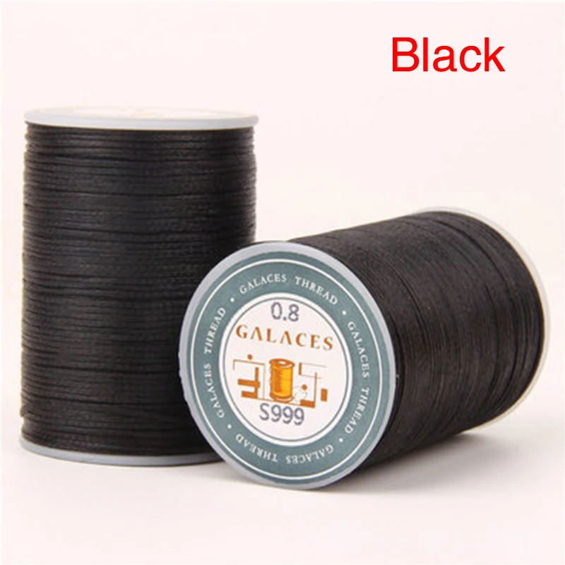 Waxed Thread 0.8mm 90m for Repair Cord String DIY Handmade Sewing Leather Wax Stitching Case Arts waxed thread