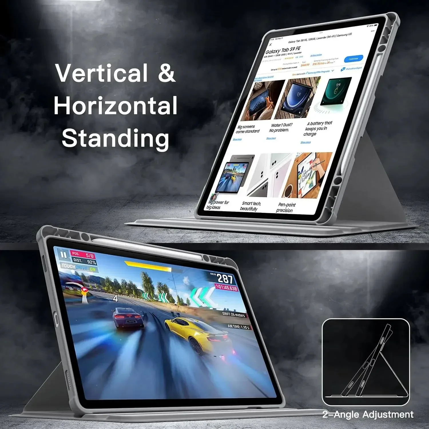 Premium Protective Tablet Case with Versatile Design and Enhanced Durability