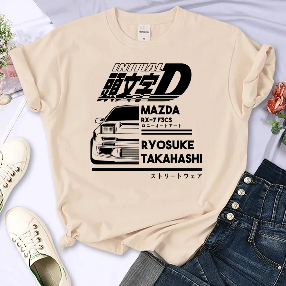 

Футболка Initial d женская с рисунком аниме y2k