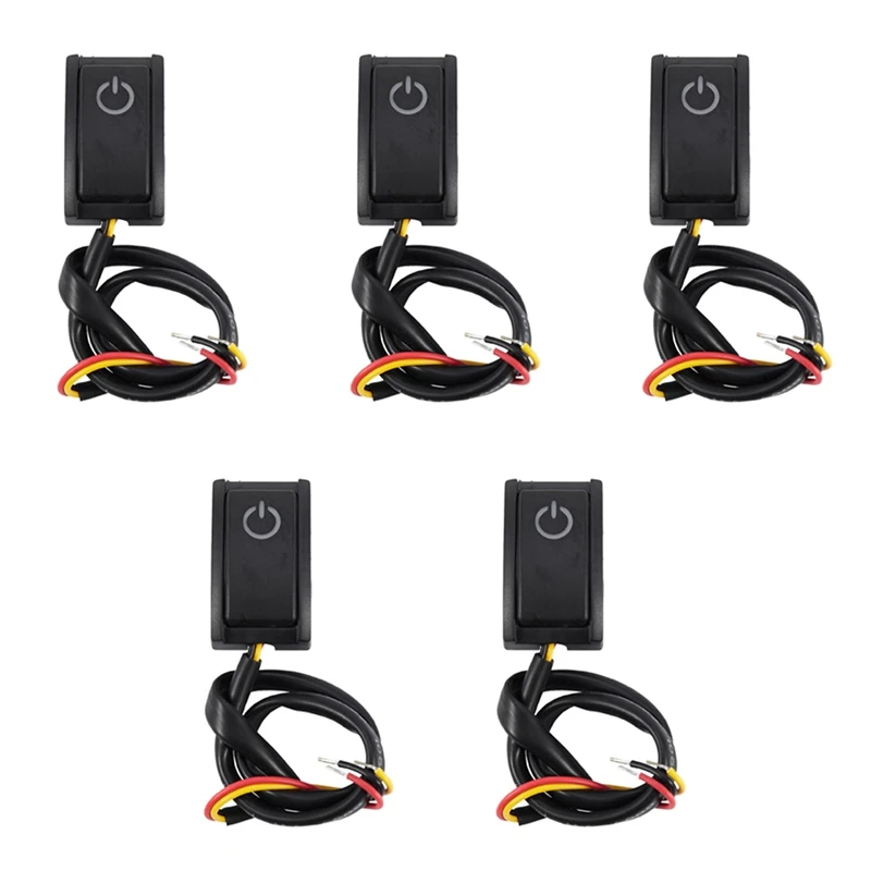 

5 шт., автомобильный кнопочный выключатель «сделай сам»