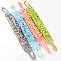 2 In 1 Shower Exfoliating Back Scrubber Bath Belt Towel Deep Mud Clean Korean Body Washcloth Japanese Rear Scrub Pull Strap Tool 1