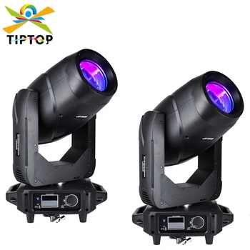 LED 무빙 헤드 빔 스포트 라이트 줌 포커스 17 DMX 채널 고정 회전 고고 휠, 400W BSW, 3IN1 효과, 2 팩