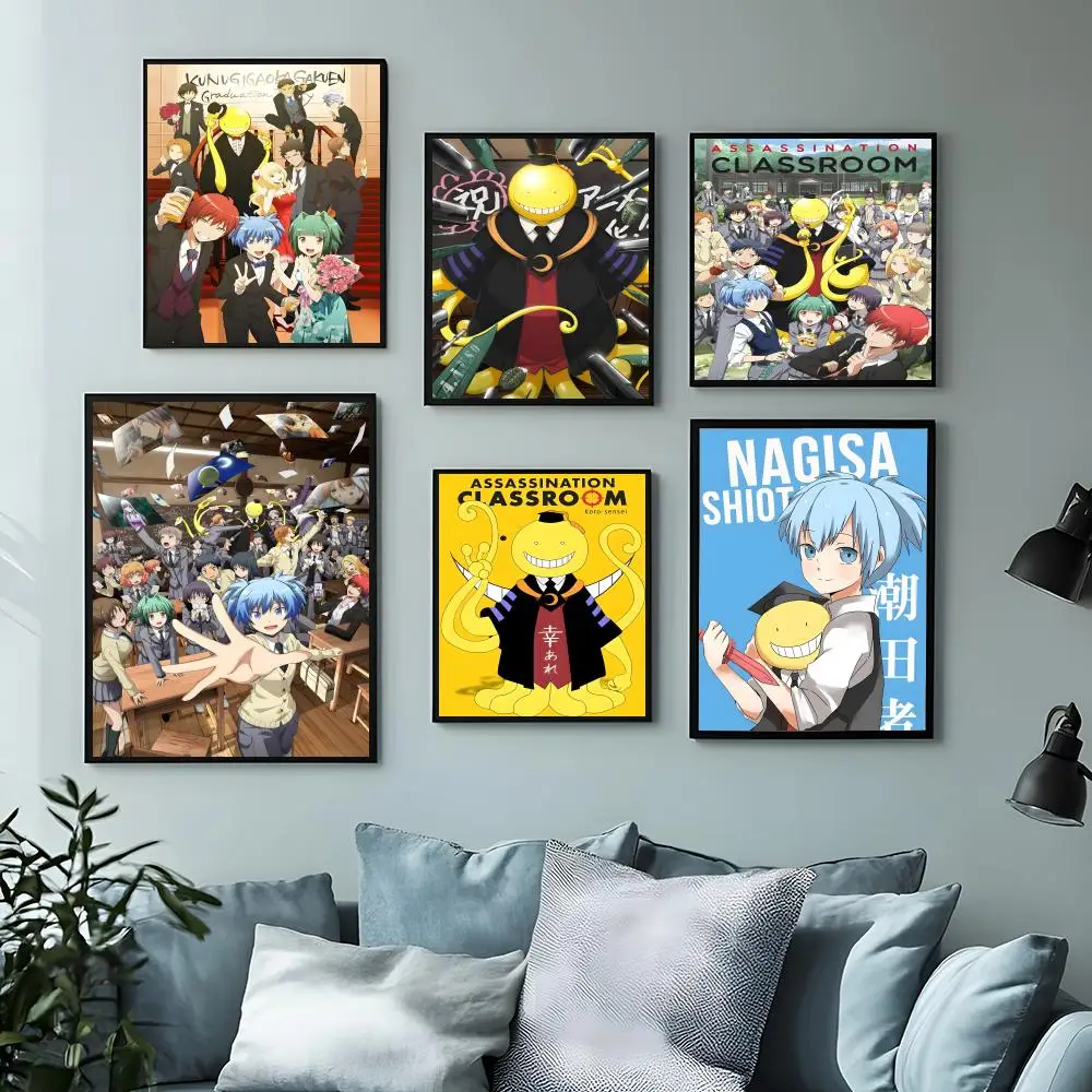Anime Assassination Classroom Poster Versatile HD Waterproof Wall Art Self-Adhesive Decor for Any Space Ideal Gift - 3