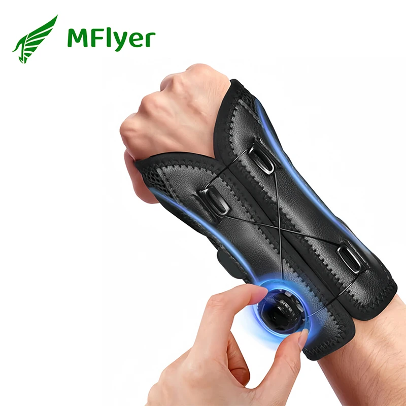 

Запястный туннель с алюминиевой пластиной, регулируемая ручка, бандаж для рук, ночная поддержка при растяжении, артрит, облегчение боли