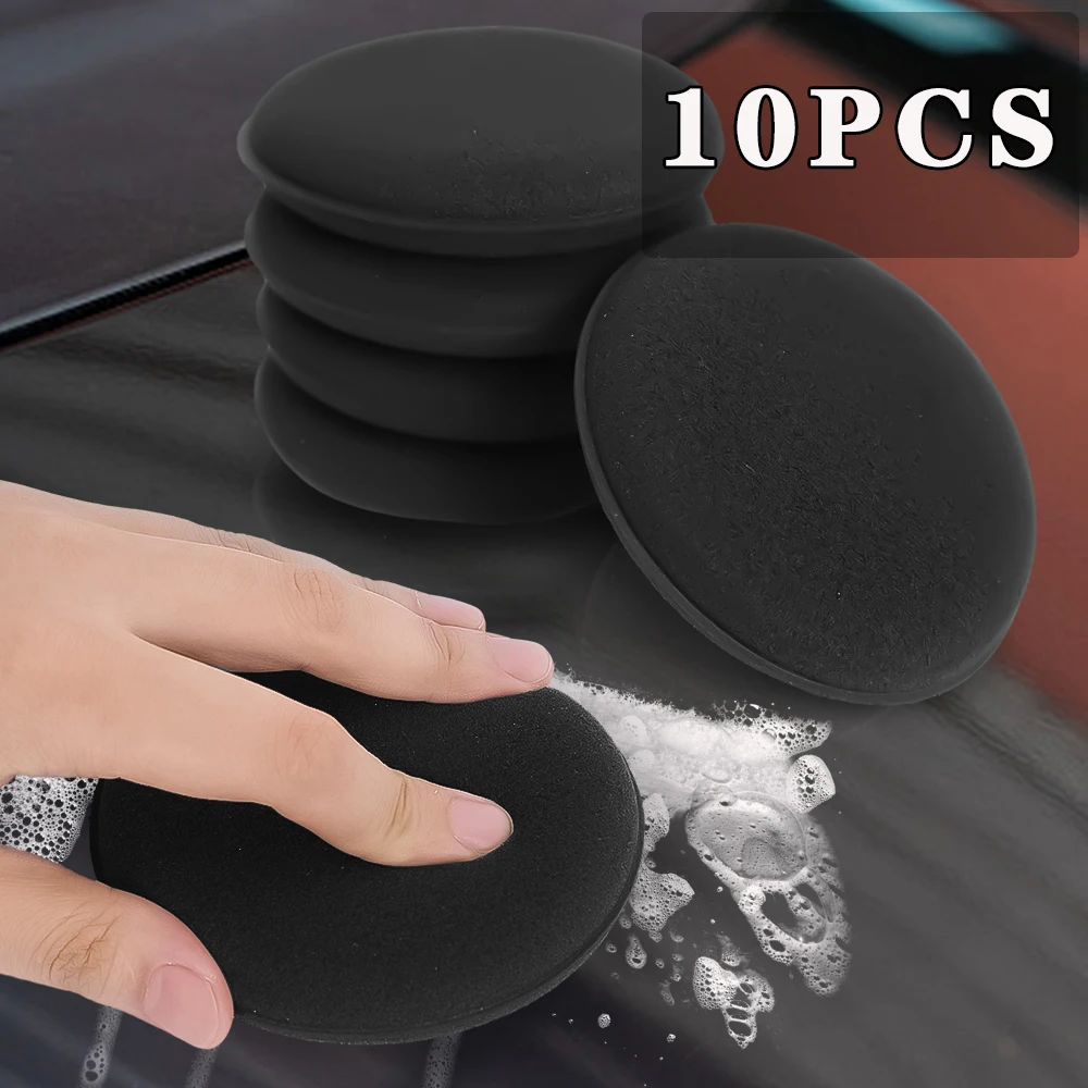 

Car Wash Wax Polish Pad Sponge Car Cleaning Cloth Microfiber Applicator Auto Polisher Waxing Sponge Polishing Pad Washing Tool