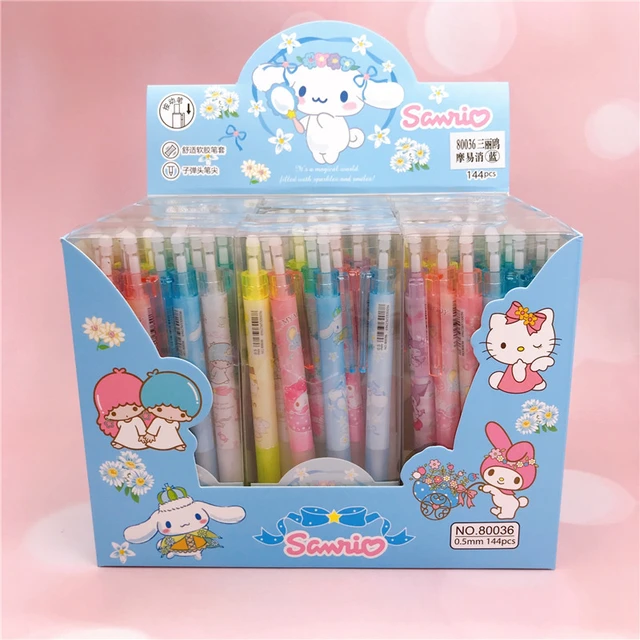 60pcs Sanrio Hello Kitty Neutral Pen Signature Gel Pen Writeing Roller Ball  Pen Office School Supplies Stationery Wholesale - Gel Pens - AliExpress