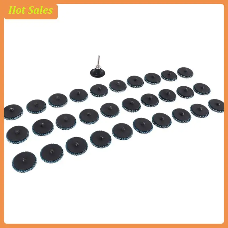 AA05 50Mm 2 Inch Flap Disc Sanding Disk For Rolor Roll Lock Abrasive Tools Fits Polishing Metal Iron Rust Removal Grinding Wheel