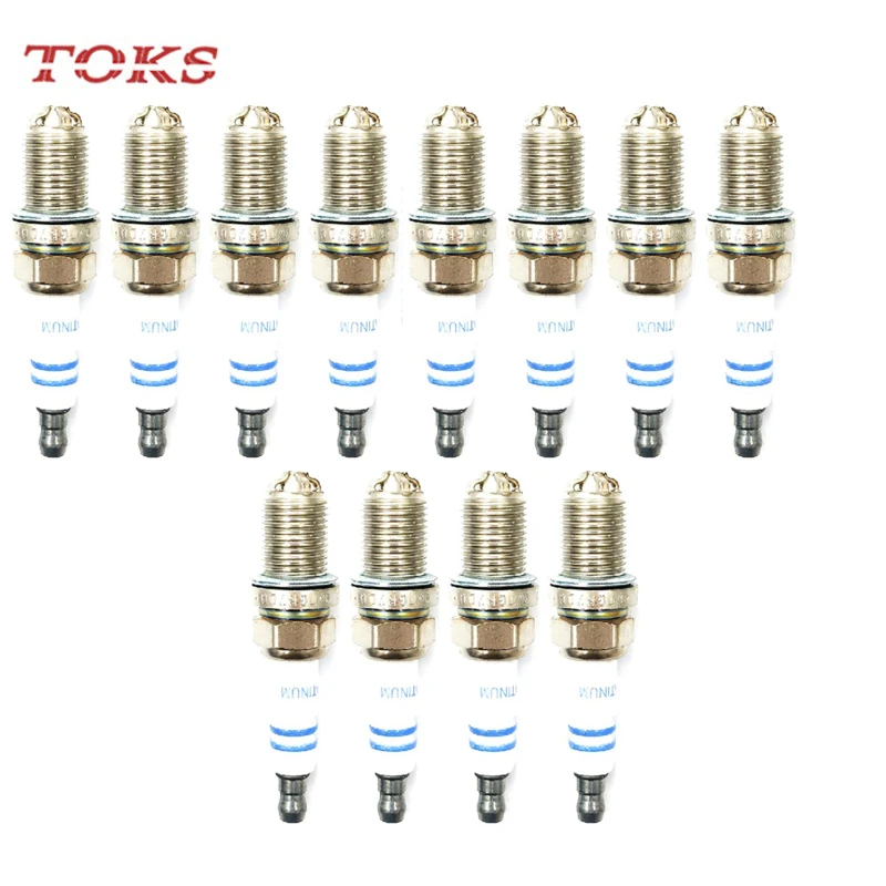 オートバイの点火スパークプラグ, 12個 0242236562 ダブルプラチナ