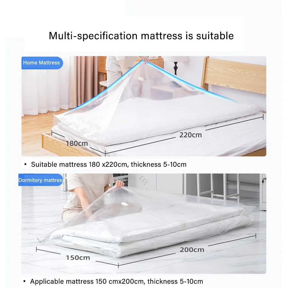 Home Use Latex Mattress Vacuum Bag Foldable Packing Storage Compression Bag  For Memory Foam Ventilated Mattress Toppers And Pad - Storage Bags -  AliExpress