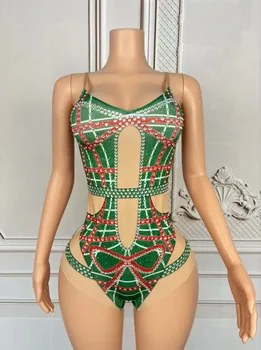 Christmas European and American Clothing Jumpsuit Uniform Costume