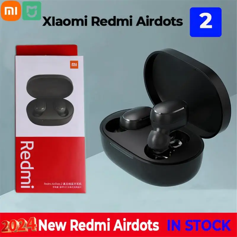 Беспроводные Bluetooth-наушники Mijia Redmi Xiaomi AirDots 2, 5,0 Hi-Fi стерео наушники с шумоподавлением и HD микрофоном для звонков