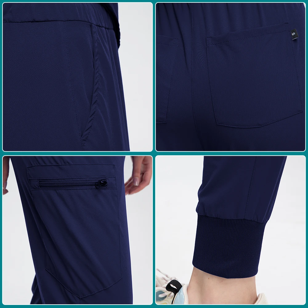Hospital Clothing Female Scrubs Workwear Elastic Spandex Clinic Suit Breathable Cloth Operating Room Doctor Wear Nursing Uniform medical uniform