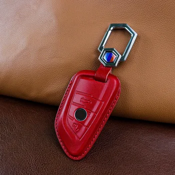Cover chiate/telecomando portachiavi fatto a mano per auto per F10 F20 F30 F80 X3 F25 F26 X4 M guscio chiave per Bmw Serie 1 5 3 F20 accessori - Portachiavi portachiavi portachiavi fatto a mano per auto per F10 F20 F30 F80 X3 F25