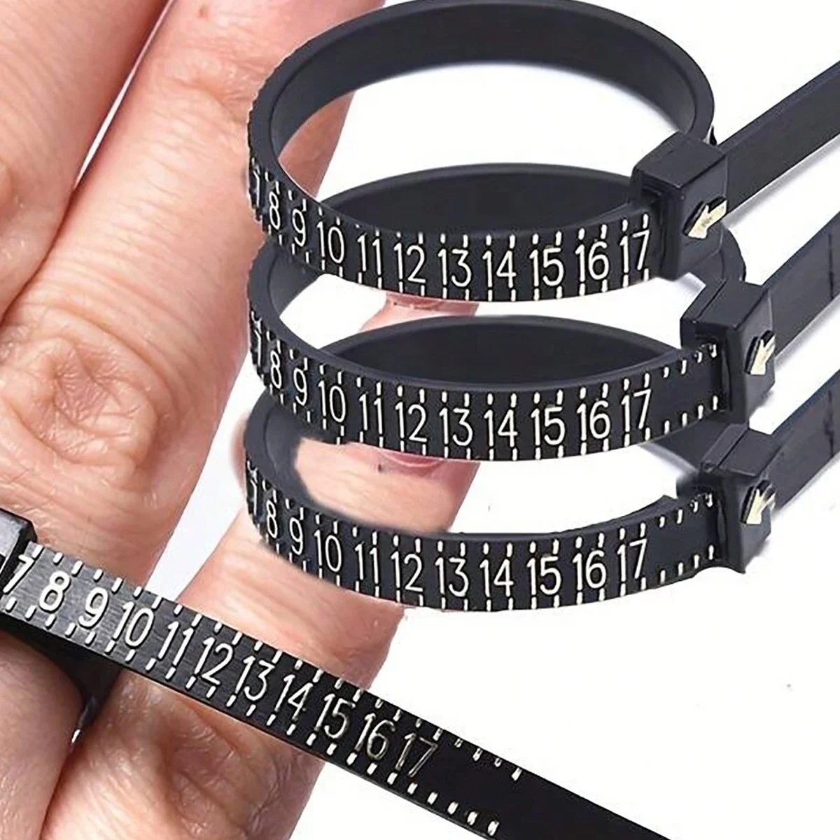 1/2/3pcs Ring-Size Measuring Instrument Ring Size Measuring Instrument Male and Female Finger Size Ring Measuring Tool