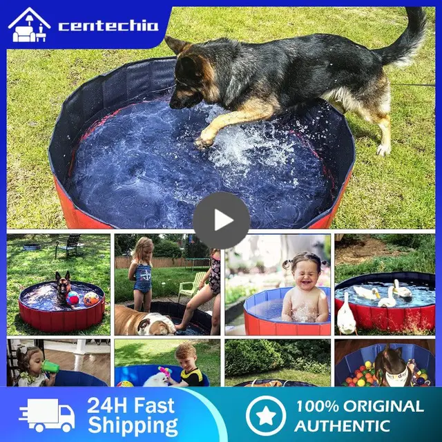Innovative Durable Folding Dog Swimming Pool