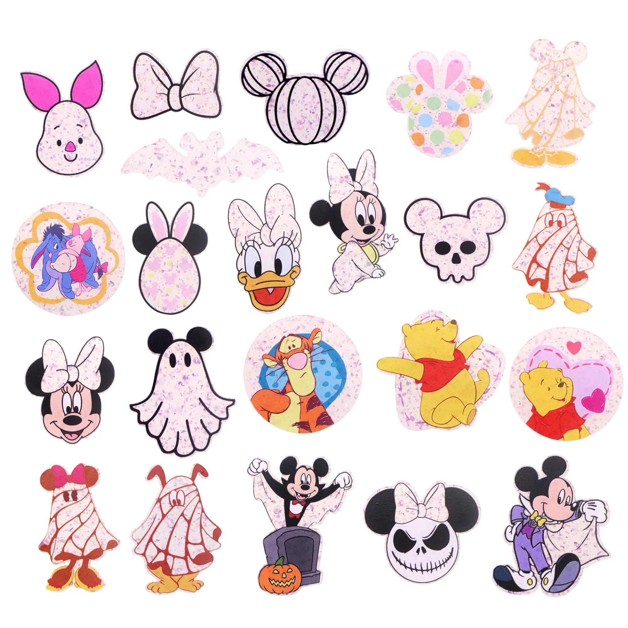 

Disney Винни Пух Микки 5 шт./партия плоский полимер крафтовые принадлежности Кабошон Скрапбукинг Сделай Сам волосы бант материал акрил