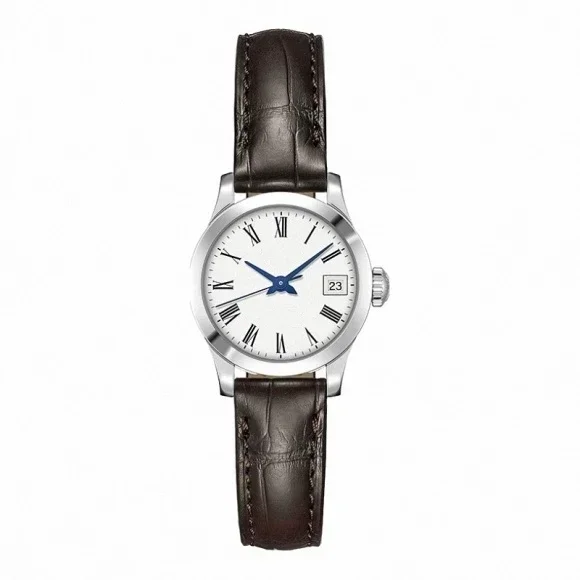 

Luxury New Womens Watch Automatic Mechanical Black Leather Fashion Watches