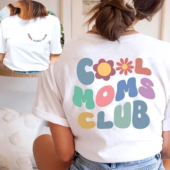 Cool Moms Club Shirt Cool Mom T-shirt Funny Mom Outfit Best Mom Ever Tee Mama Birthday Clothing Gift 2026 New Mothers Day Gifts 1