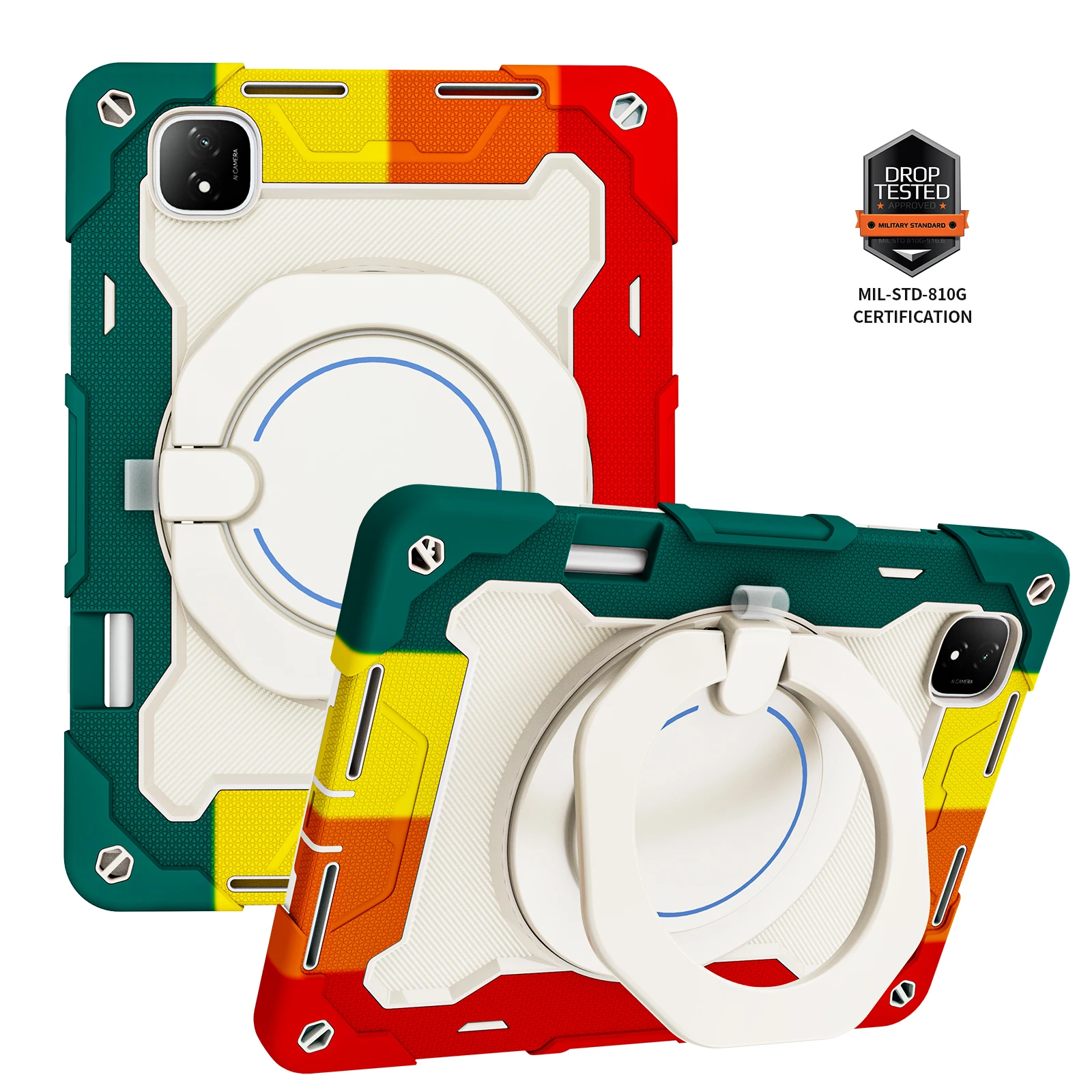 Heavy Duty Shockproof Tablet Case with Stand and Pen Slot