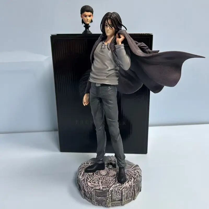 Attack on Titan Eren Jaeger Standing Pose Anime Figure - 30cm Collectible Statue Ornament Toy Gift
