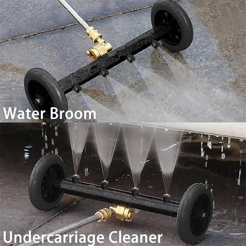 High Pressure Four-Hole Cleaning Machine – Car Chassis & Road Cleaner with Universal Wheel – Multifunctional High-Pressure Washe 5