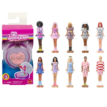 1.5in Original Mini Barbieland Miniature Doll Fashionista Model Color Reveal Change Simulated Makeup Girls Toys Surprise Present