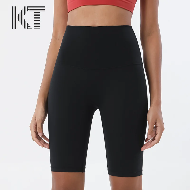 

Women Seamless Nylon Yoga Shorts Fitness Exercise Bikes High Waisted Elastic Breathable Quick Drying Training Leggings Clothing