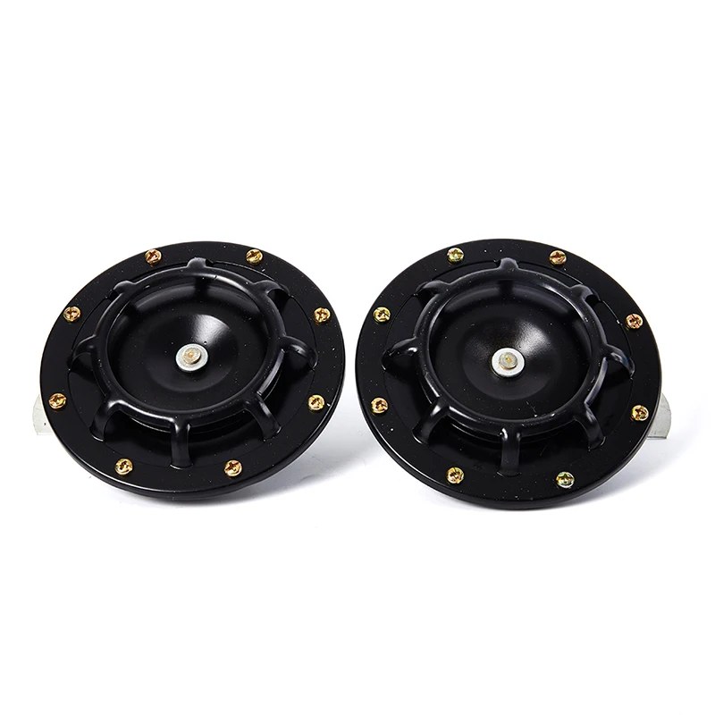 2Pcs Rot Hella Super Laut Kompakte Elektrische Explosion Ton Air Horn 12V 115DB Für Motorrad Auto Lautsprecher Hörner russische Lager – Detail 2