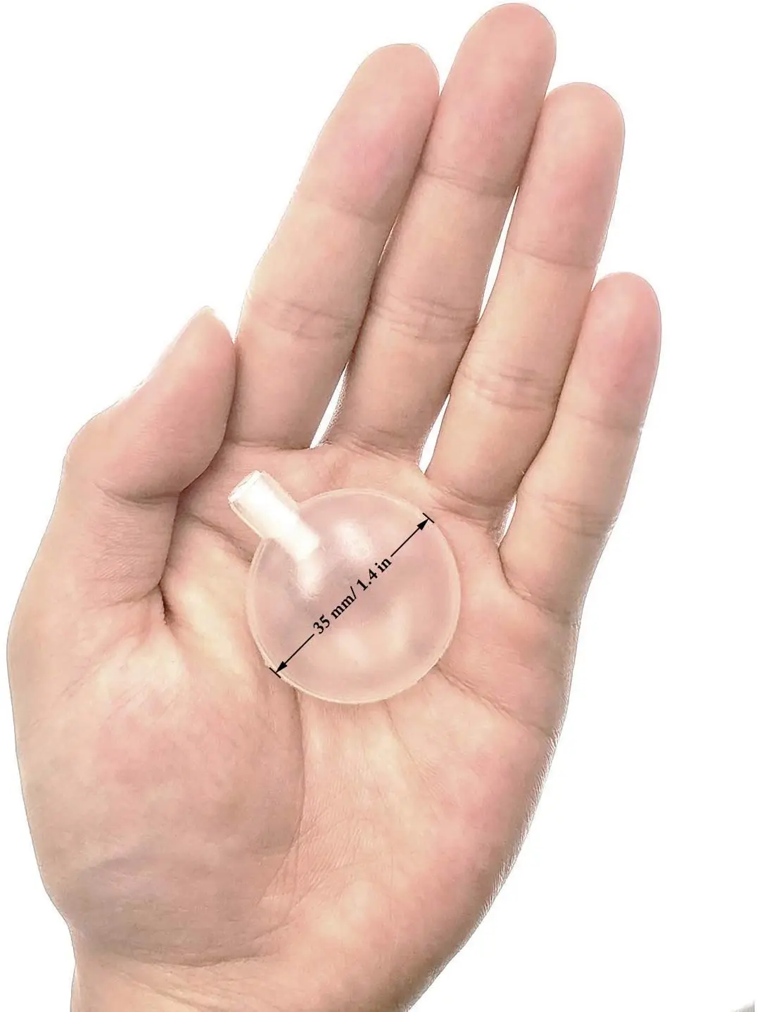 50 Pieces dog toy squeakers 1.37&rdquo;/35mm round airbag replacement dog and cat sounder toy repair squeaking small replacement dog whistle