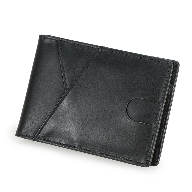 Aikirin Men's Hand Painted Leather Wallet – RFID Blocking Bifold With Money Clip, Ancient Chinese Design - View #6