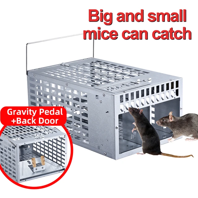 Garden Kitchen Mouse Trap Small Pest Catcher Humane Rat Traps Indoor Mice  Cage