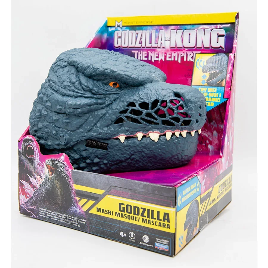 

Godzilla Vs Kong Gojira New Empire 2024 Mask Helmet for Vocalization Doll Figures Model Boys Kids Birthday Gifts Collectible