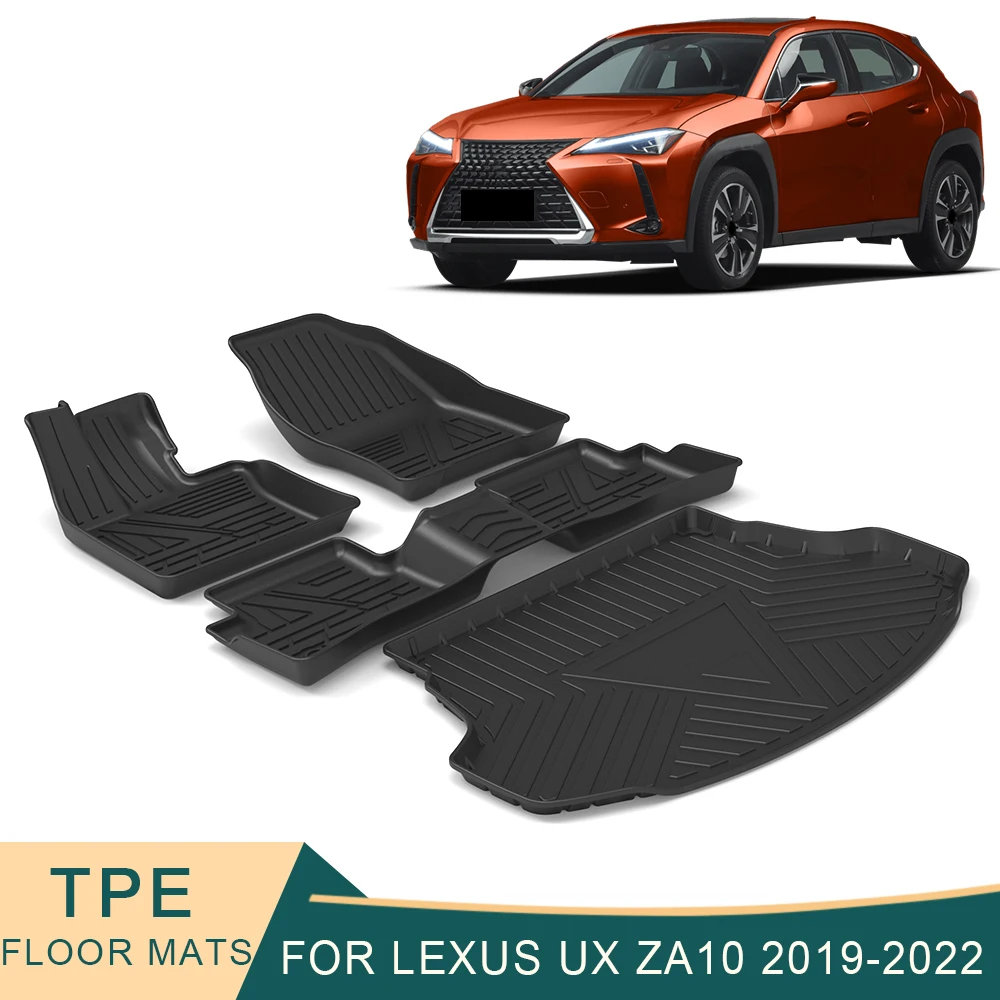 ForLexusUXZA1020192023AutoCarFloorMatsAllWeatherTPEFoot