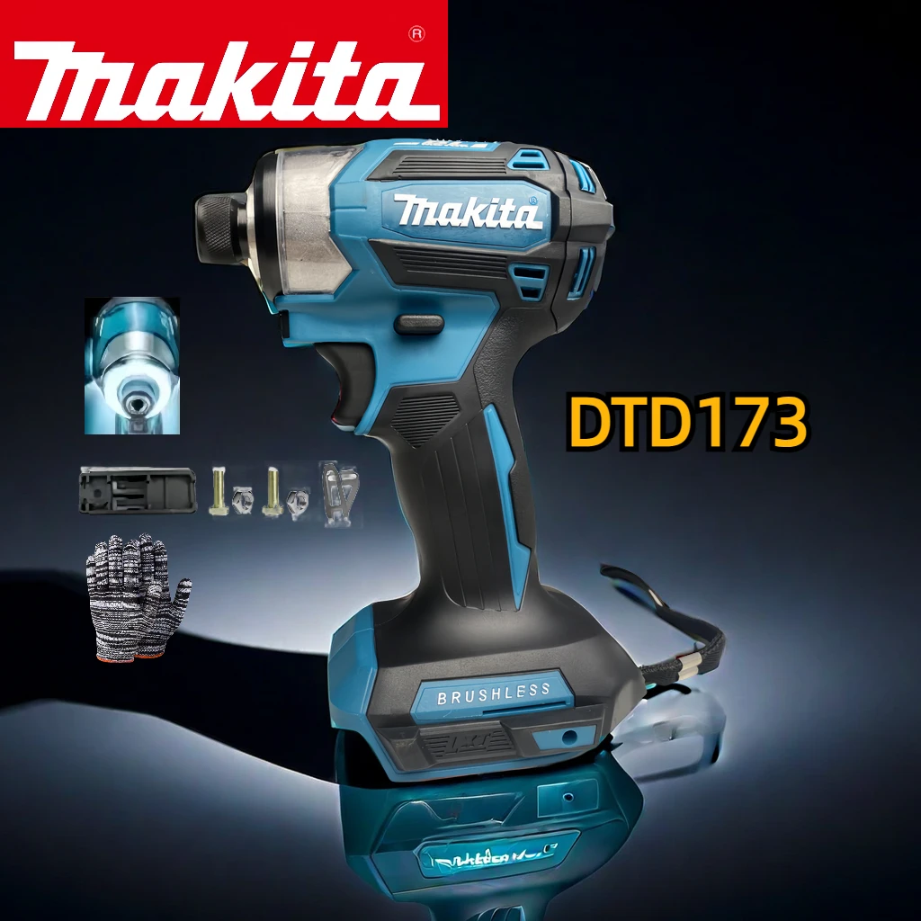 Makita Cordless Screwdriver DTD173 Electric Drill Tools Drill Ce Screw Wireless Drills Power Tool Construction Rechargeable Set