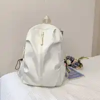 Faionable ex Large Capaci Bapa New 2025 Trendy School Bag for High School College Students Zipper Closure Nylon M...