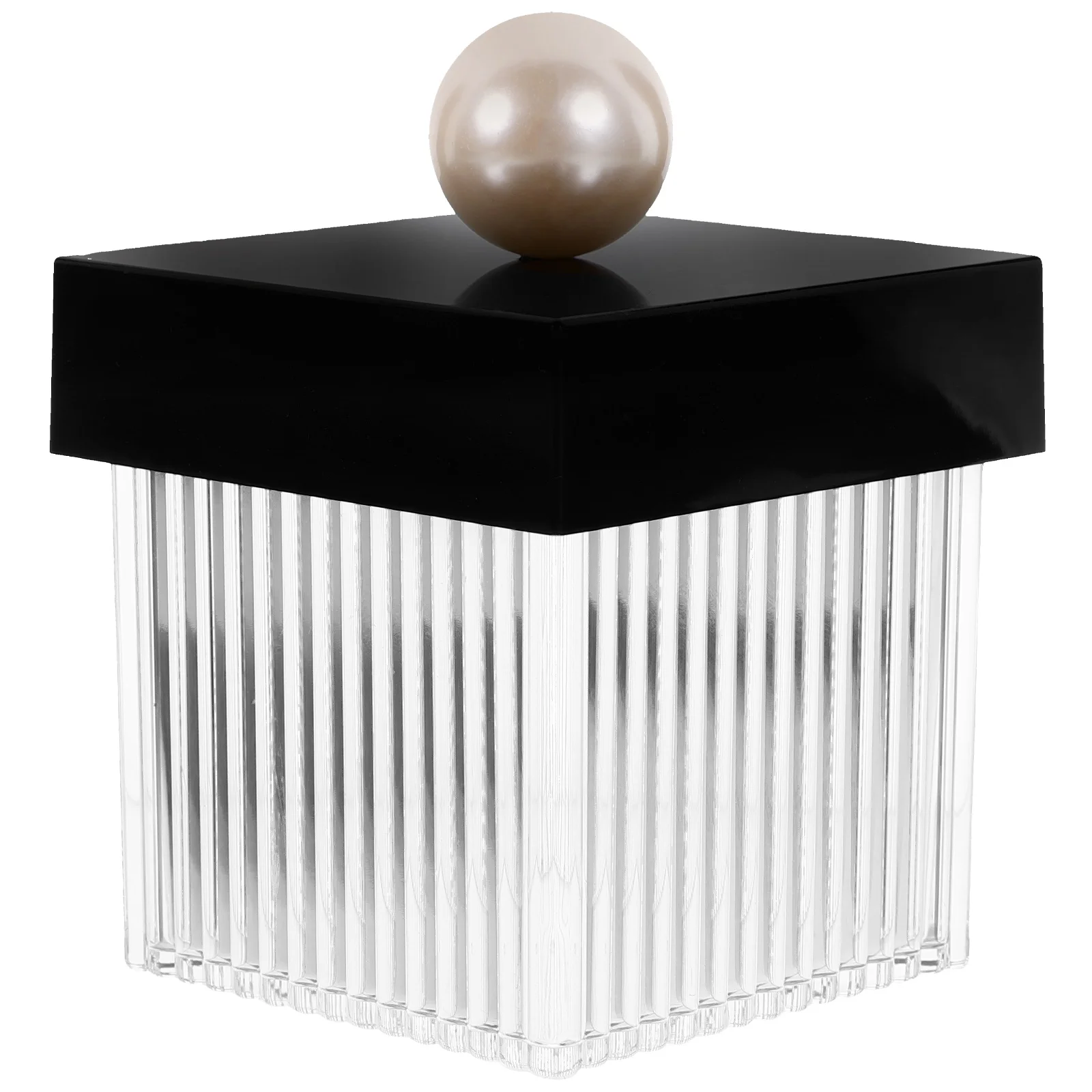 

Acrylic Storage Box Hair Pin Portable Swab Boxes Cotton Holders Container Pad Case Containers Swabs