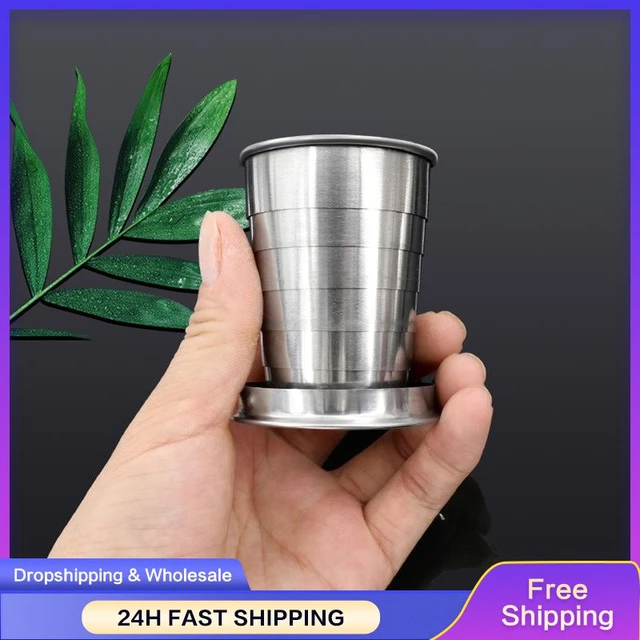 304 Stainless Steel Camping Mugs  Stainless Steel Coffee Mug Lid - 250ml  304 - Aliexpress