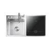 European Smart Dual Sink Dishwasher Stainless Steel Sink Dishwasher Efficient Dishwasher Light Emitting Diode Display 1