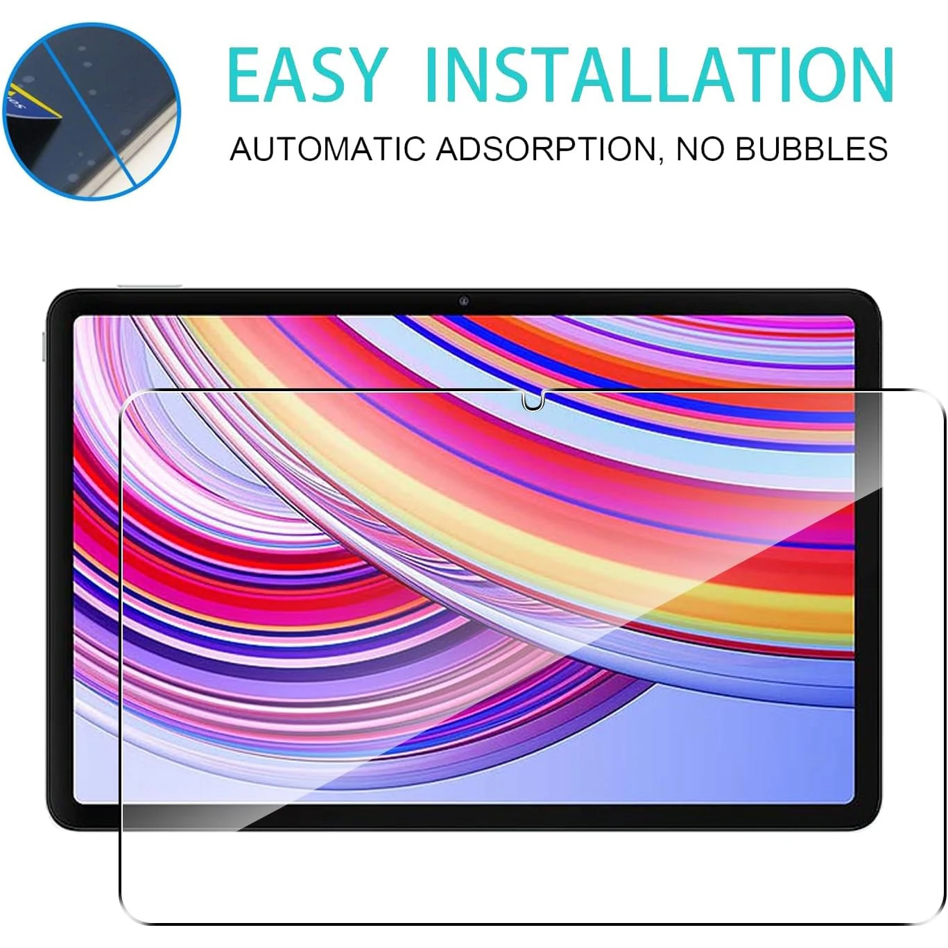 9H Tempered Glass Screen Protector for Xiaomi Redmi Pad Pro 12.1'' Poco Pad 12.1'' 2pcs